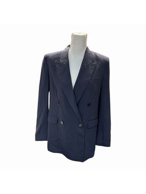 BOSS Hugo Boss Blazer NWT $645 Women’s Size 6 Navy Double Breasted Longline